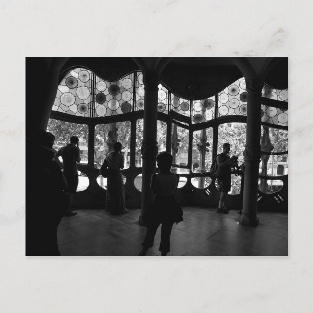 Casa Batllo Shadows Postcard (Front)