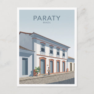 Casa da Cultura de Paraty Brazil Postcard