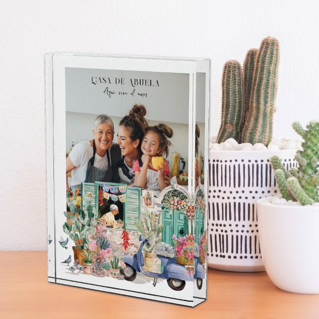 Casa de Abuela | Personalized Photo Block (Creator Uploaded)