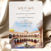 Casa de Pilatos Sevilla Spain Save the Date Card
