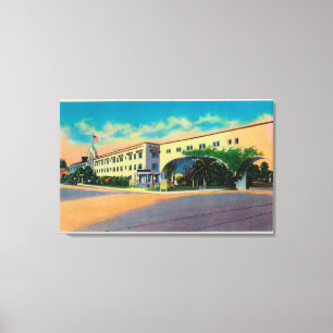 Casa Del Rey Hotel at the Beach, Santa Cruz Canvas Print