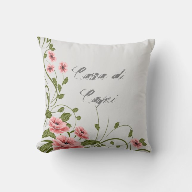 Casa di Capri designed throw pillow for your home  (Front)