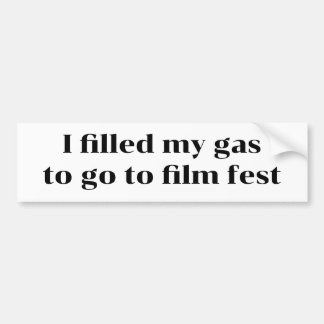 Casa Film Bumper Sticker! Sticker
