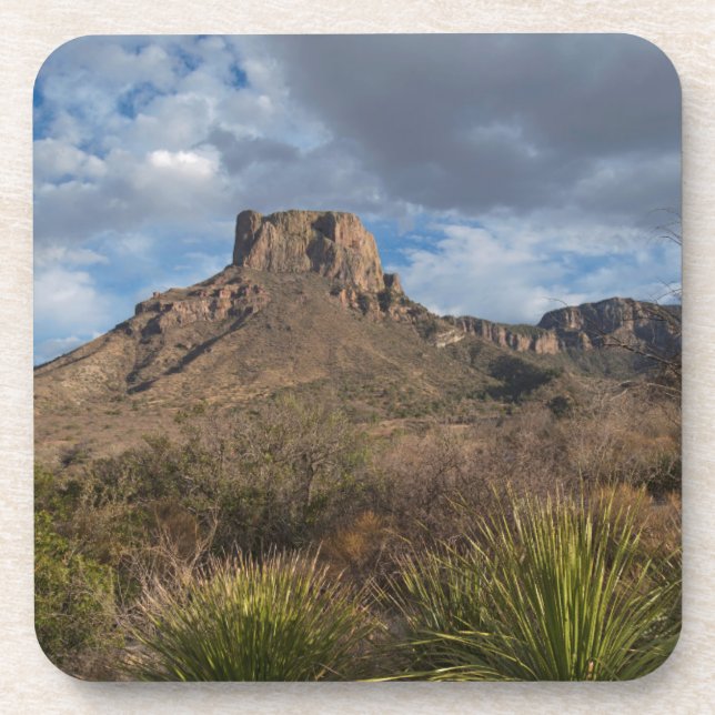 Casa Grande Peak, Chisos Basin, Big Bend Coaster (Front)