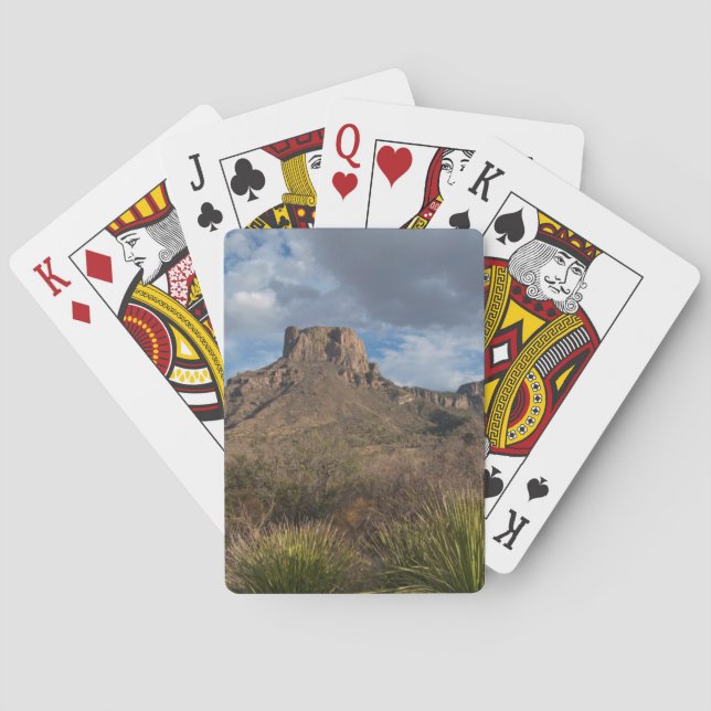 Casa Grande Peak, Chisos Basin, Big Bend Playing Cards (Back)