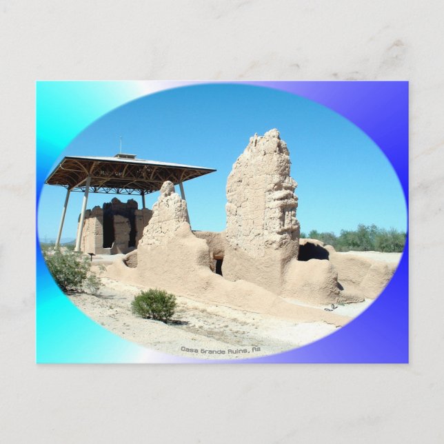 Casa Grande Ruins Postcard (Front)