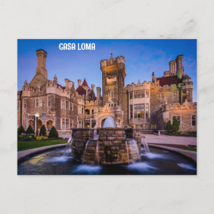 CASA LOMA, TORONTO, CANADA POSTCARD