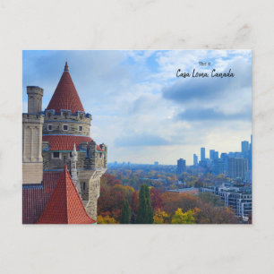 Casa Loma View, Toronto, Canada  Postcard