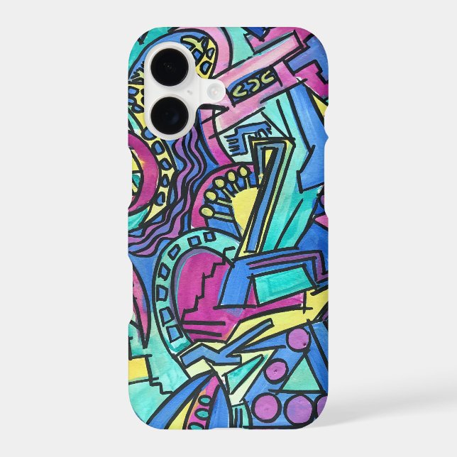 Casa Mia-Hand Painted Abstract Art (Back)