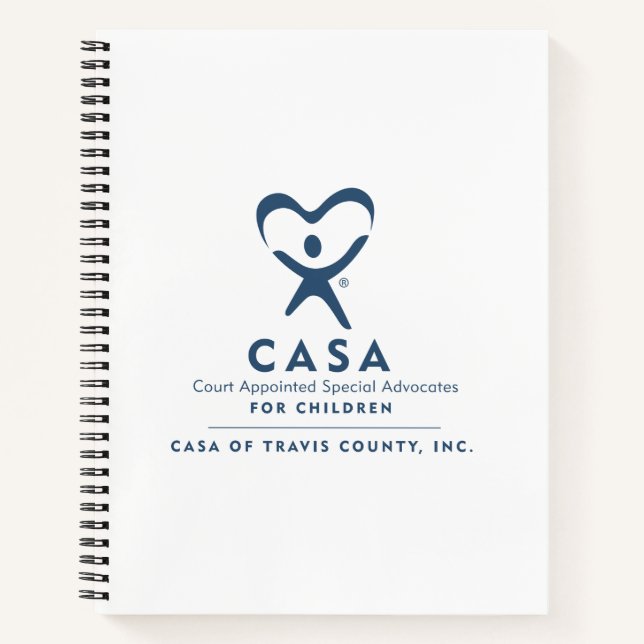 CASA of Travis County Notebook (Front)