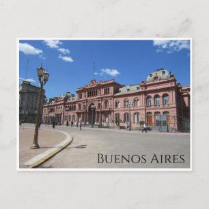 casa rosada buenos aires postcard
