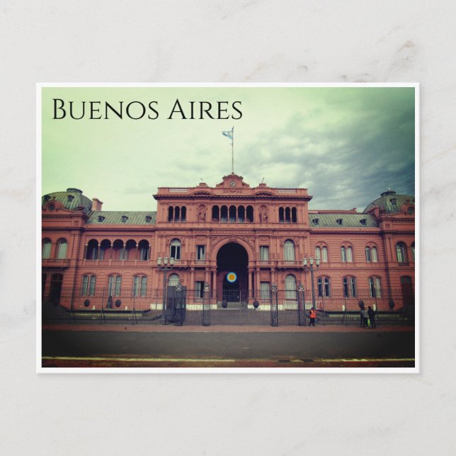 casa rosada clouds postcard (Front)