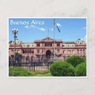 casa rosada postcard