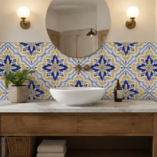 Casa Valencia Amber Medallion Mediterranean Tile