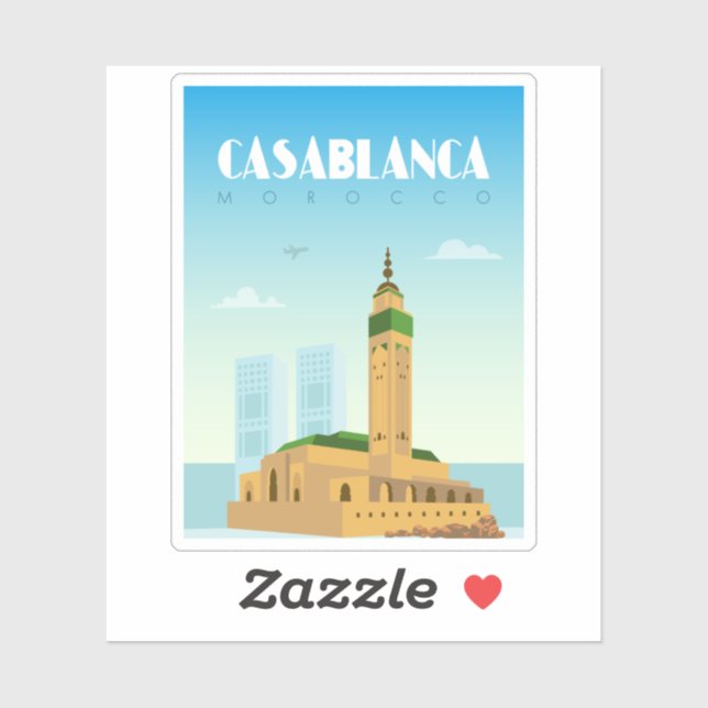 Casablanca city Morocco Landmark (Sheet)