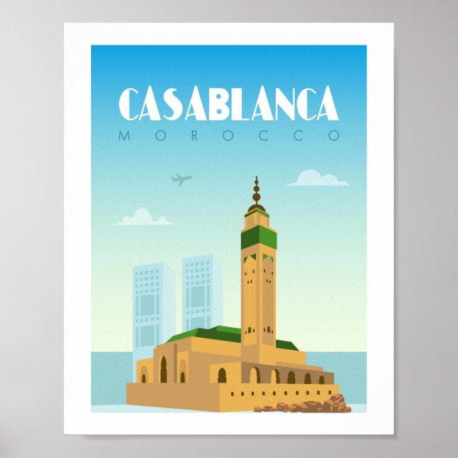 Casablanca city morocco poster (Front)