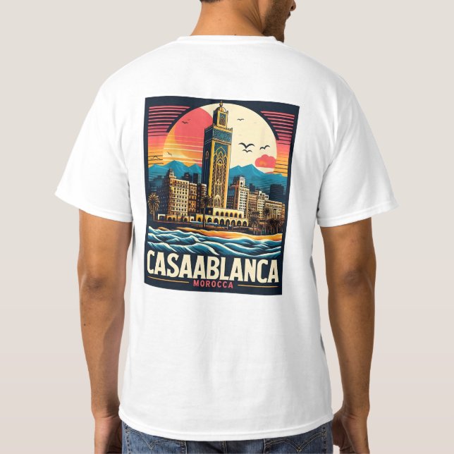 Casablanca Cityscape T-Shirt (Back)