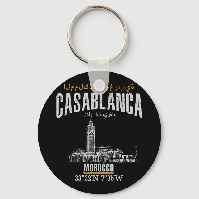 Casablanca Key Ring (Front)