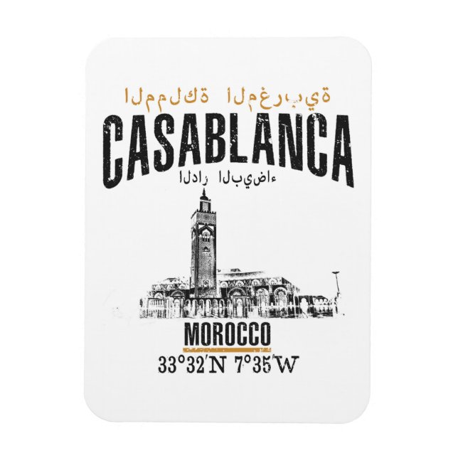 Casablanca Magnet (Vertical)