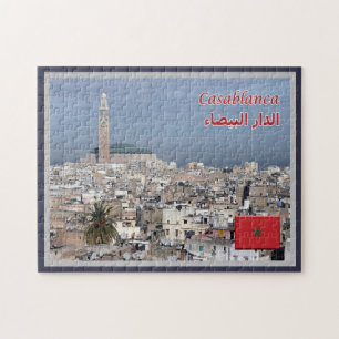 Casablanca - Marocco - Panorama - Jigsaw Puzzle
