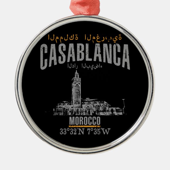 Casablanca Metal Tree Decoration (Front)