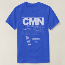 Casablanca Mohammed V Intl Airport CMN T-Shirt