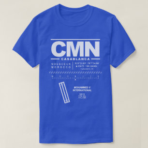 Casablanca Mohammed V Intl Airport CMN T-Shirt