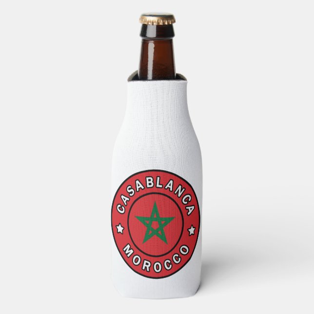 Casablanca Morocco Bottle Cooler (Bottle Front)