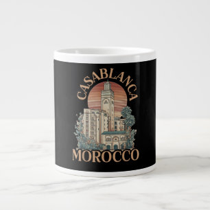 casablanca morocco large coffee mug