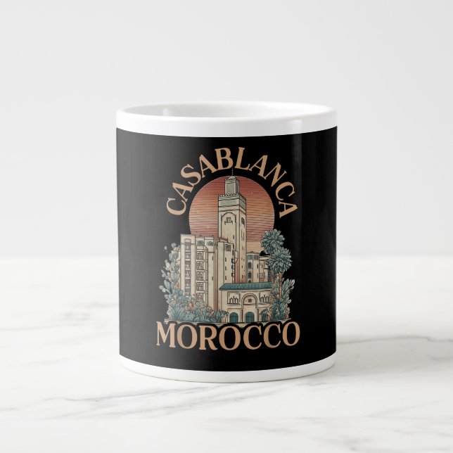 casablanca morocco large coffee mug (Front)