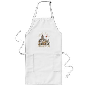 casablanca morocco long apron