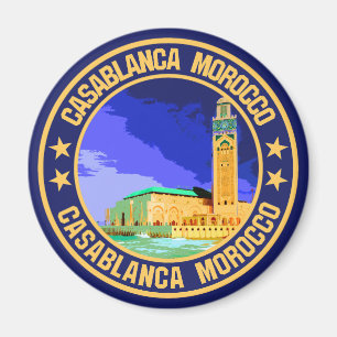 Casablanca Morocco Magnet