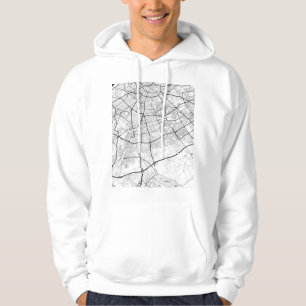 Casablanca Morocco Map Hoodie