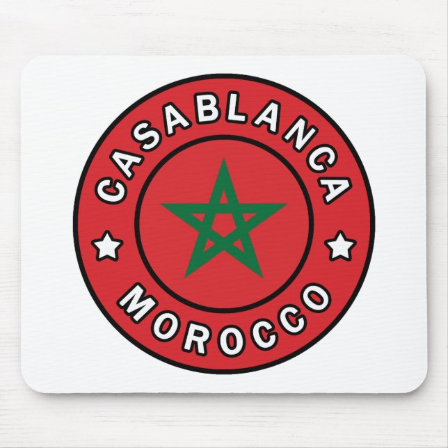 Casablanca Morocco Mouse Mat (Front)