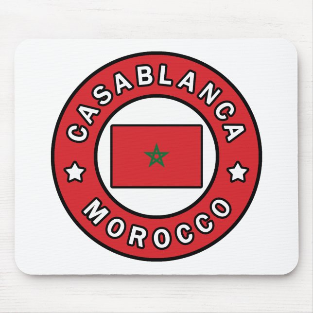 Casablanca Morocco Mouse Mat (Front)