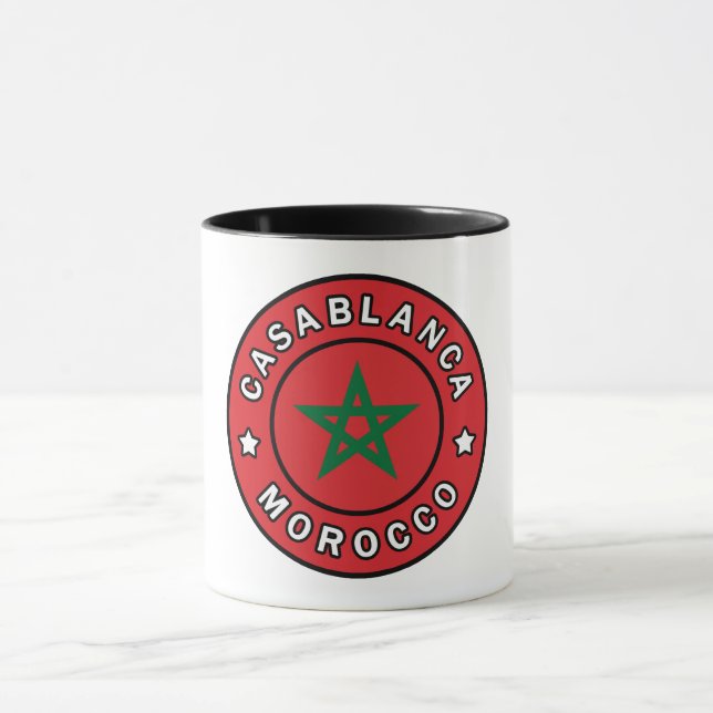 Casablanca Morocco Mug (Center)