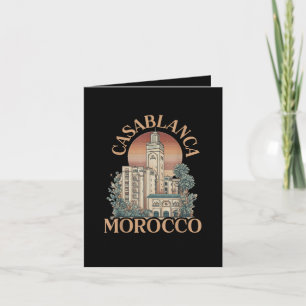 casablanca morocco note card