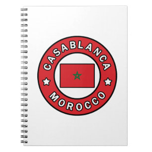 Casablanca Morocco Notebook