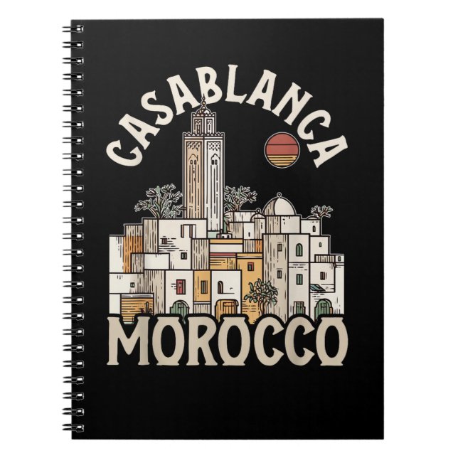 casablanca morocco  notebook (Front)