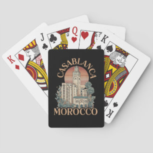 casablanca morocco playing cards