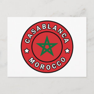 Casablanca Morocco Postcard