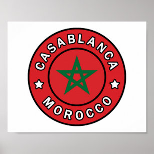 Casablanca Morocco Poster