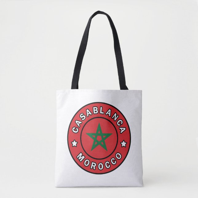 Casablanca Morocco Tote Bag (Front)