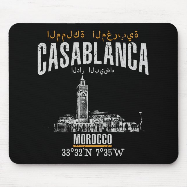 Casablanca Mouse Mat (Front)