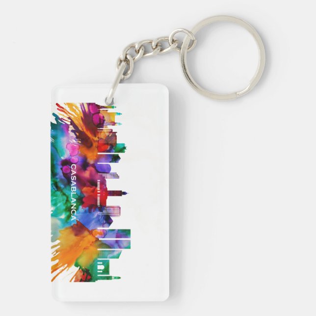 Casablanca Skyline Key Ring (Back)