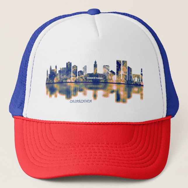 Casablanca Skyline Trucker Hat (Front)
