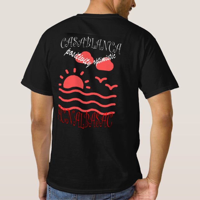 casablanca t-shirt (Back)