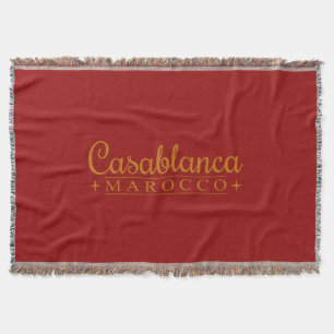 Casablanca throw blanket