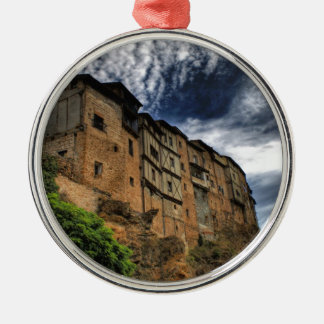 Casas colgadas in Frias, Spain Metal Tree Decoration