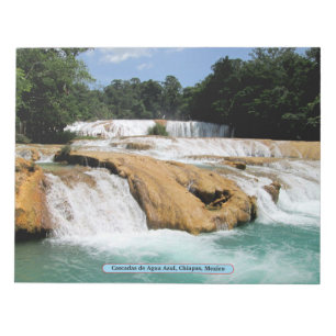 Cascadas de Agua Azul, Chiapas, Mexico Notepad